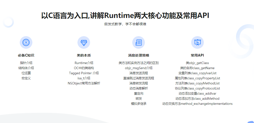 面试跳槽提升必备 全面解析iOS中的Runtime机制|完结无密