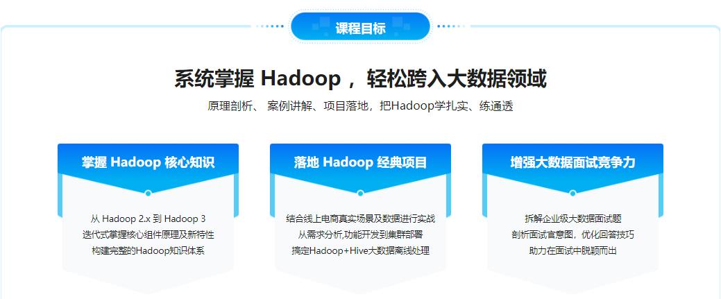 Hadoop 系统入门+核心精讲|完结无密