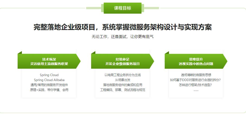 Spring Cloud / Alibaba 微服务架构实战|完结无密