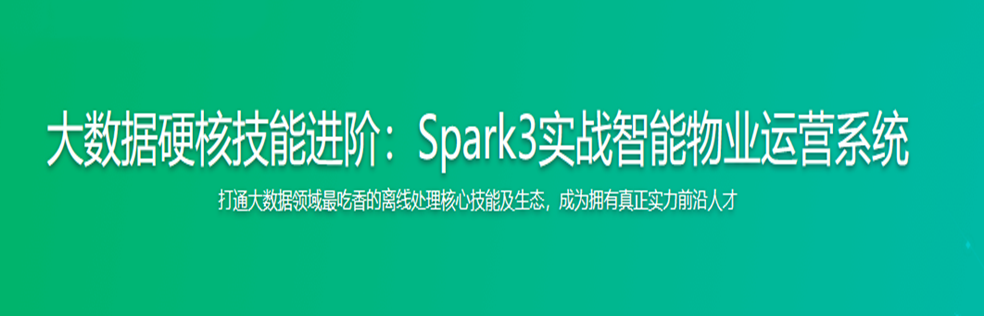 大数据硬核技能进阶：Spark3实战智能物业运营系统(网盘超清)
